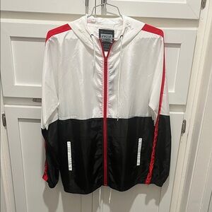 Tri-Color Windbreaker Jacket size L